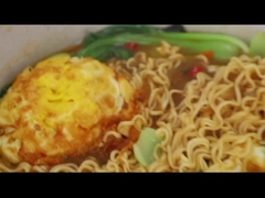 OEM オリジナル 黄色の中国製 辛口カップ インスタントヌードル 牛肉味油 油揚げ 183g*12