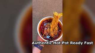 8分で本格的な重慶火鍋麺を手軽に