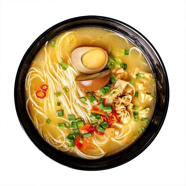 166g 焼かないラーメン インスタントヌードル 新鮮な体験のための野菜や卵の豊富な成分