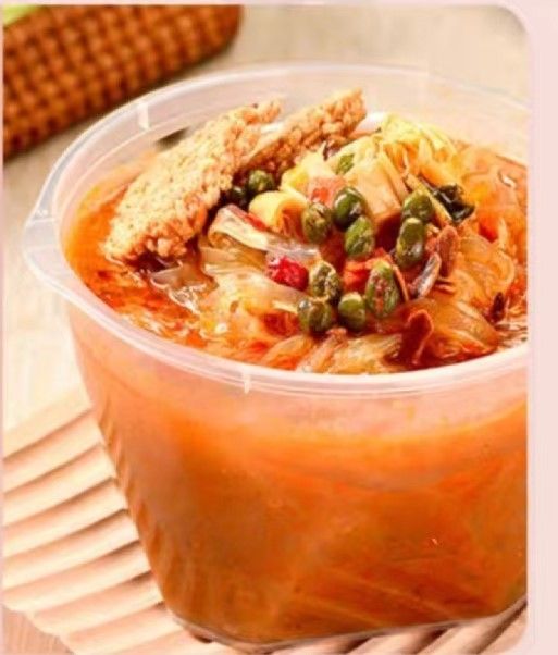 香港風太麺春雨 汁なし 辛味と甘味 ノンフライ