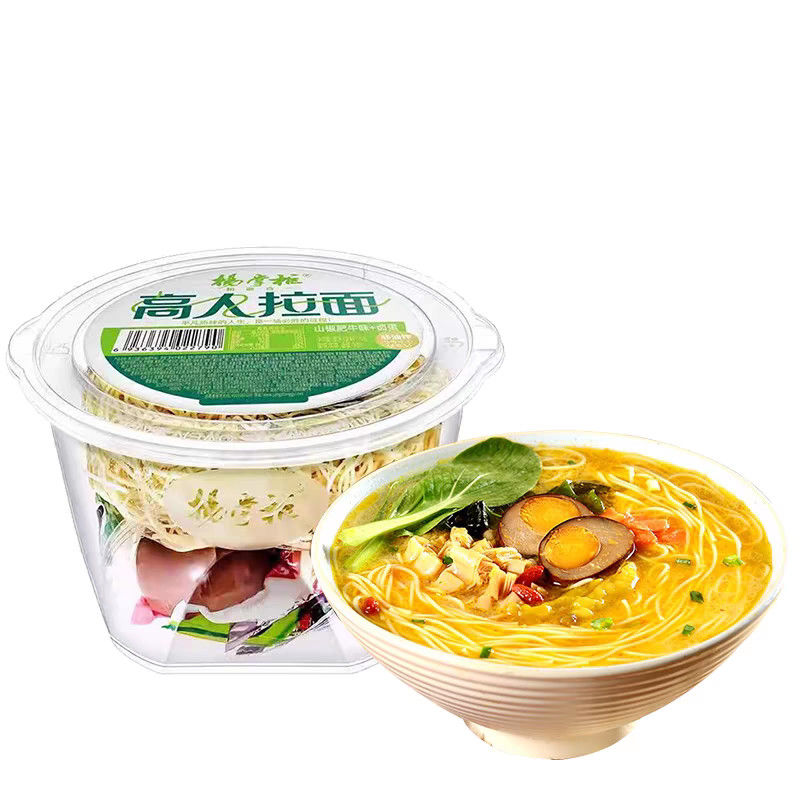 ノンフライスープ即席麺 スパイシービーフ味ラーメン 即席麺 中国春雨