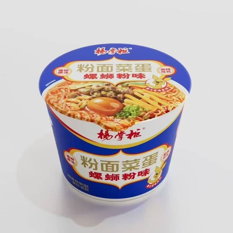 中華風インスタント麺と春雨、全卵入り 螺蛳粉味 固形量208g