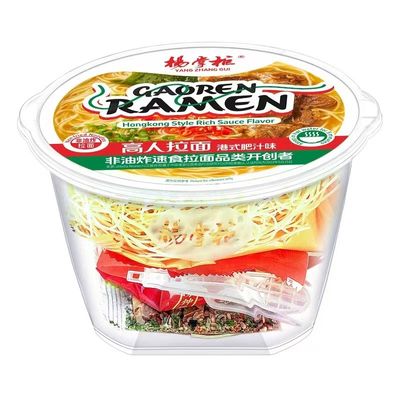 動物性成分なしのHKジューシー味 フライドなしのベジタリアンヌードル 180g